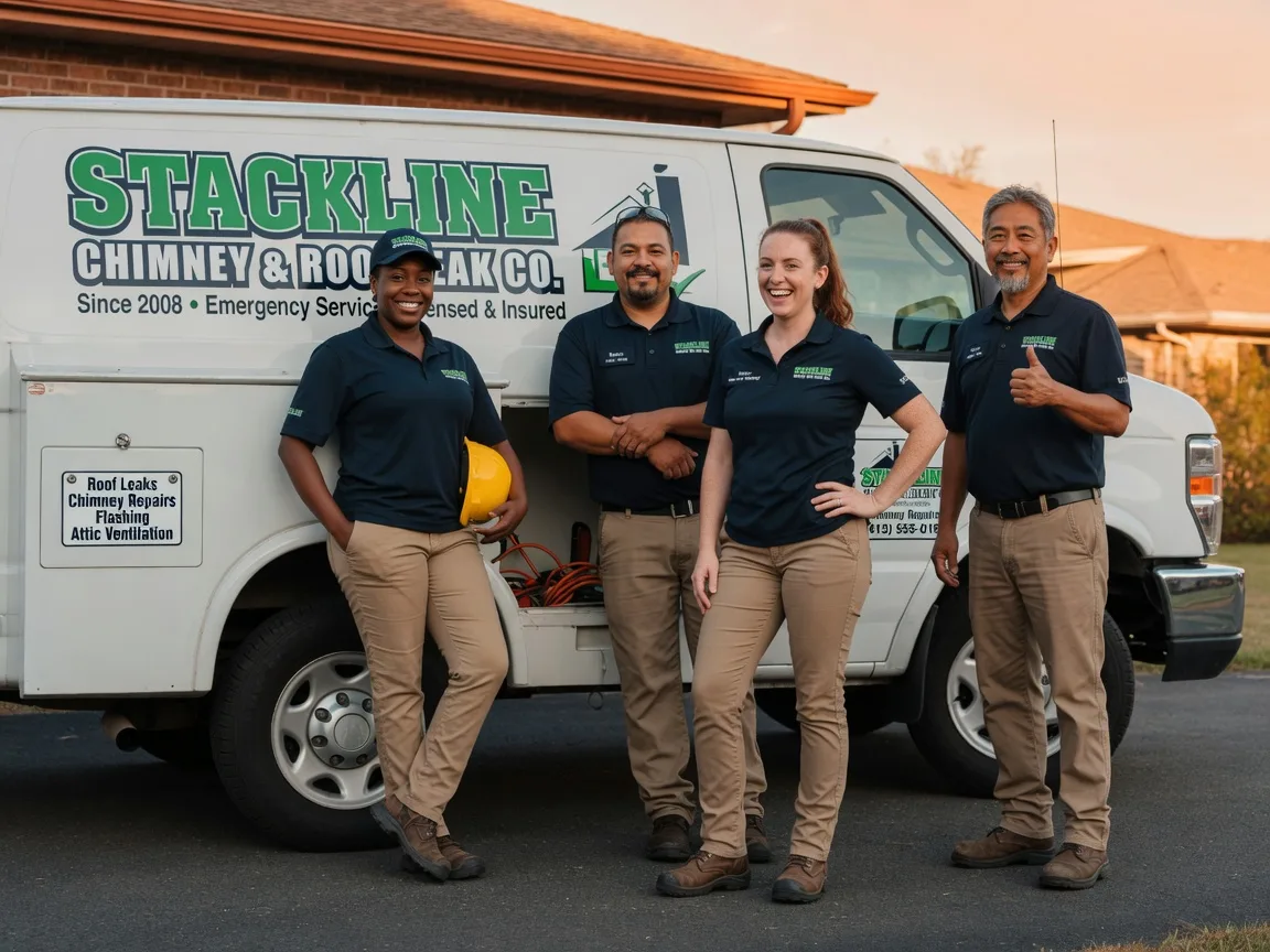 Chimney flashing repair company in Romance, AR